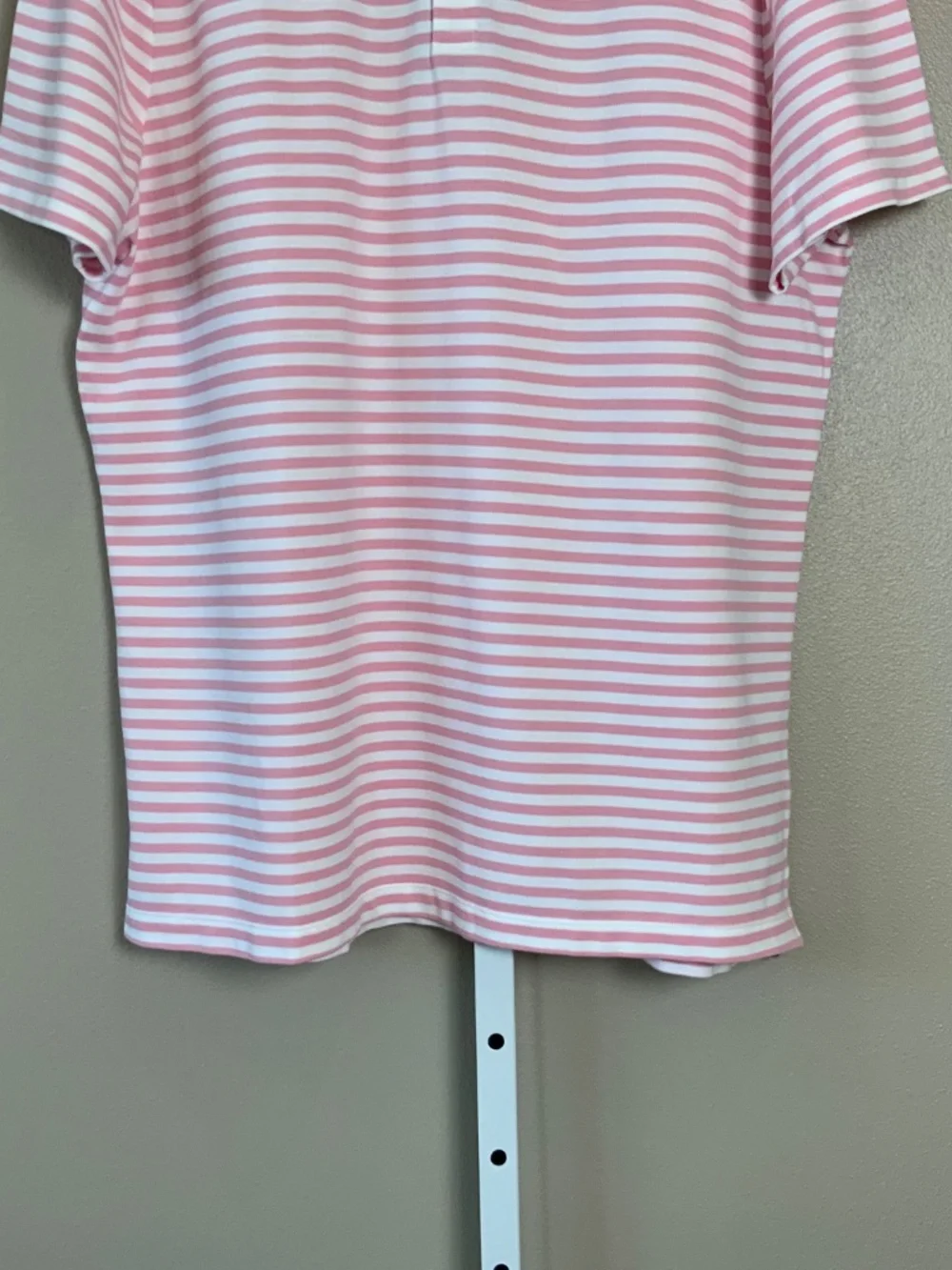 Banana Republic Short Sleeve Striped Standard Fit Pique Polo Shirt